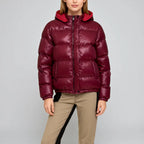 Quilted Jacket Hooded Lightweight Insulated Pockets Plus Size
