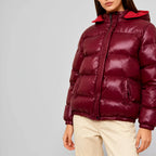 Quilted Jacket Hooded Lightweight Insulated Pockets Plus Size