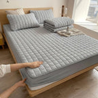 Quilted Mattress Protector Fitted Sheet Design 30cm Depth