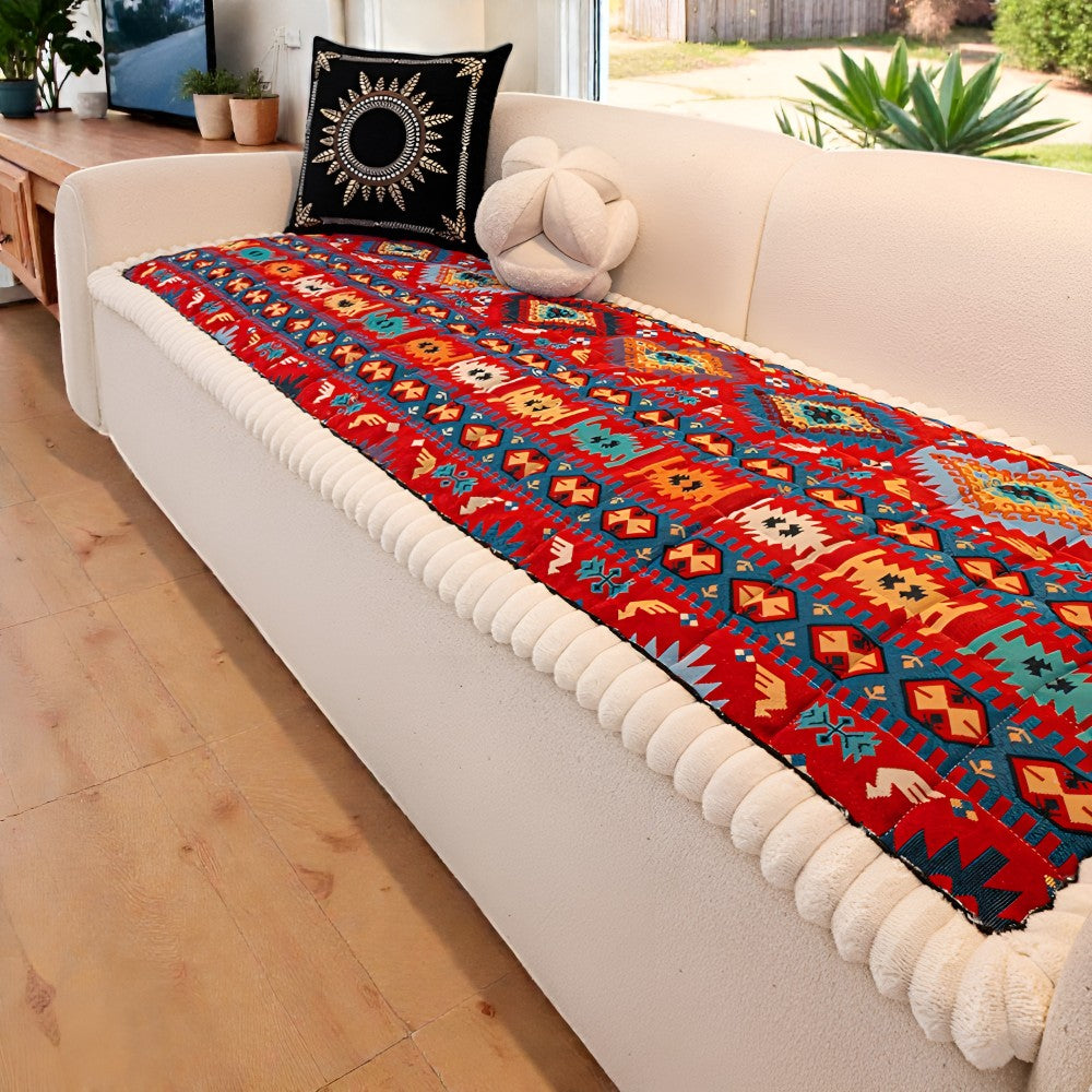 Quilted Microfiber & Anti-Slip Sofa Cover