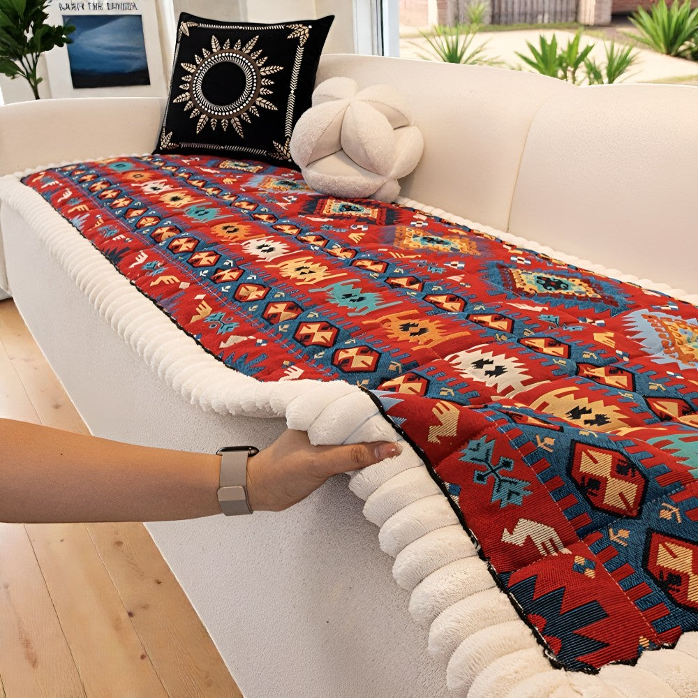 Quilted Microfiber & Anti-Slip Sofa Cover