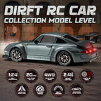 RC Drift Car 1:24 4WD Illuminated Wheels