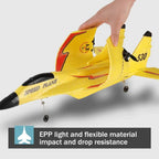 RC Jet Plane 2.4G Remote LED Lights Lightweight Airframe