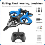 RC Plane One-Button Takeoff & Landing Gyro-Stabilized Crash-Resistant Foam