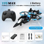 RC Plane One-Button Takeoff & Landing Gyro-Stabilized Crash-Resistant Foam
