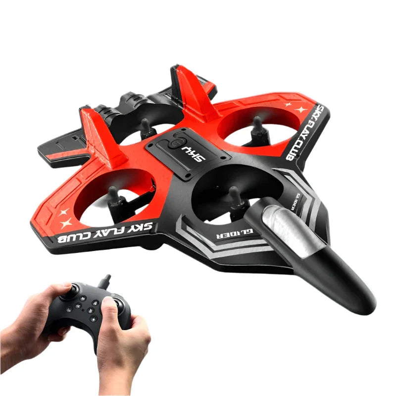 RC Plane One-Button Takeoff & Landing Gyro-Stabilized Crash-Resistant Foam