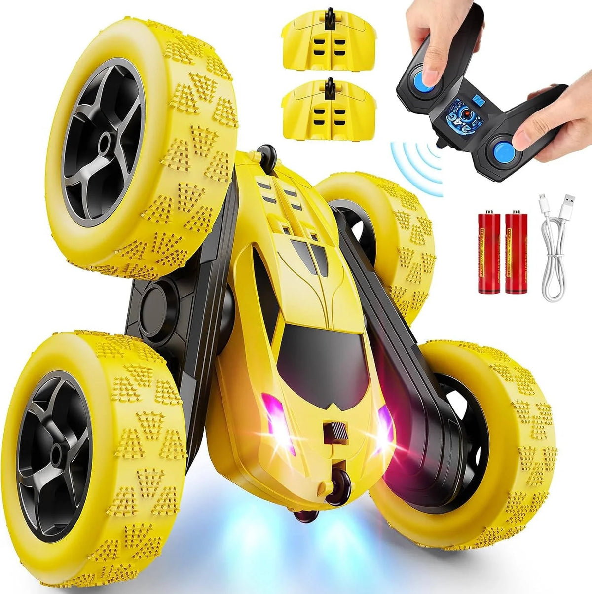 RC Stunt Car 4WD Rechargeable 90-Min Runtime