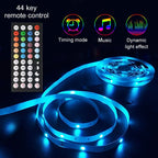 RGB LED Light Strip Cuttable Color-Changing 44-Key Remote