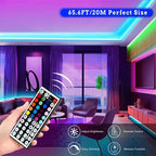 RGB LED Light Strip Cuttable Color-Changing 44-Key Remote