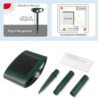 Rabbit Repeller Solar-Powered Ultrasonic Motion-Activated LED