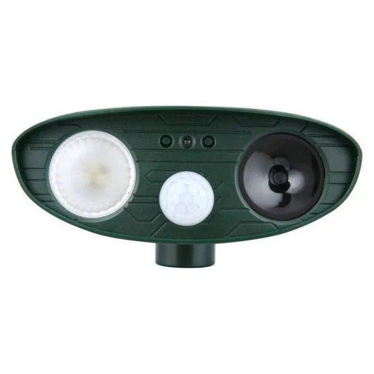 Rabbit Repeller Solar-Powered Ultrasonic Motion-Activated LED