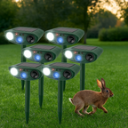 Rabbit Repeller Solar Ultrasonic Flashing Lights