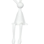 Rabbit Sculpture Minimalist Resin Two Sizes