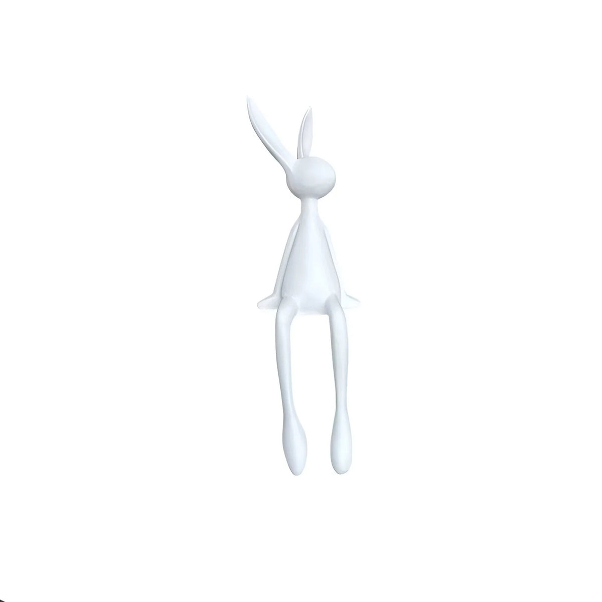 Rabbit Sculpture Minimalist Resin Two Sizes