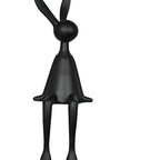 Rabbit Sculpture Minimalist Resin Two Sizes