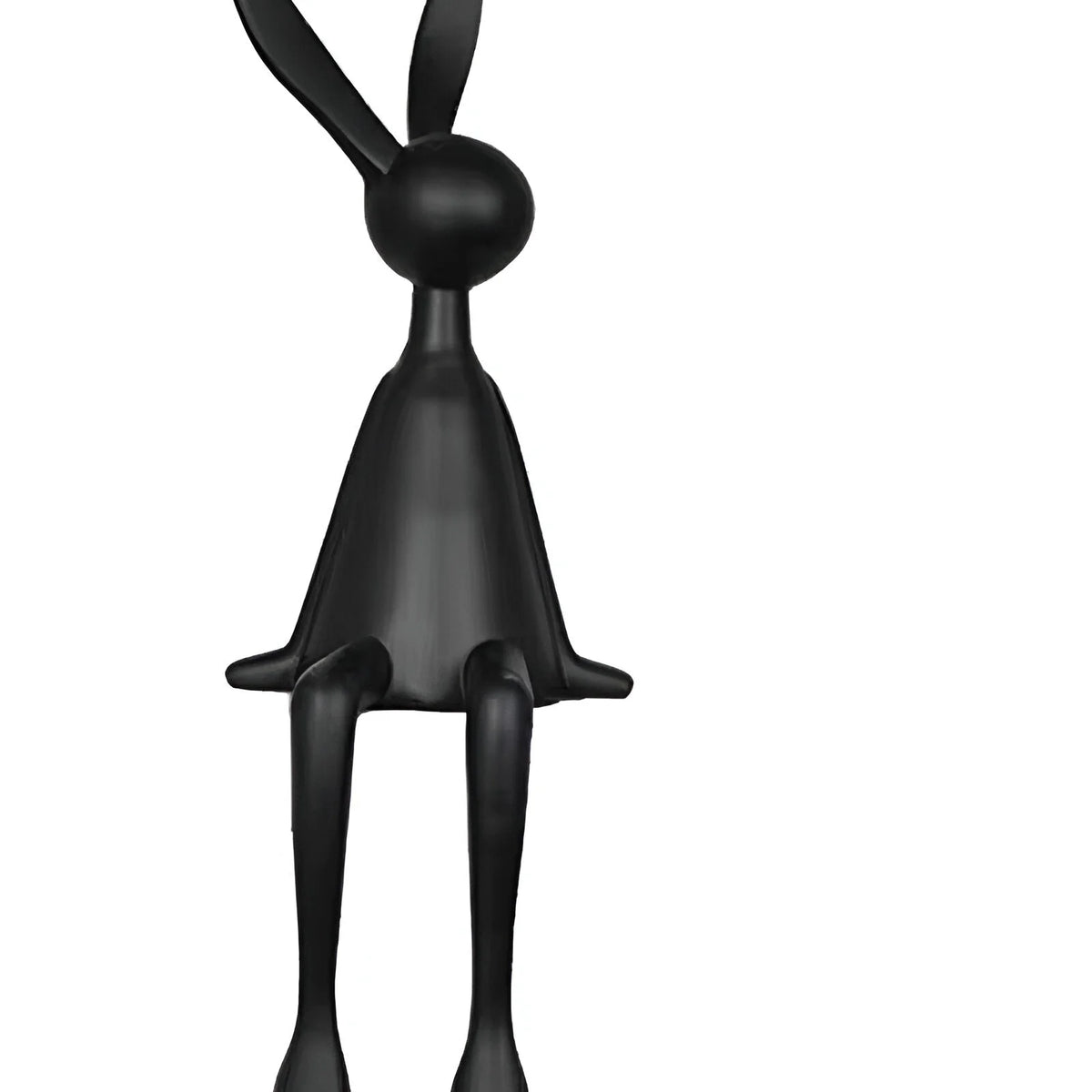 Rabbit Sculpture Minimalist Resin Two Sizes