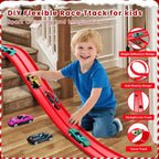 Race Track Dual-Track 5m 4 Metal Cars