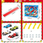 Race Track Dual-Track 5m 4 Metal Cars