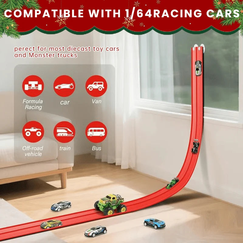 Race Track Dual-Track 5m 4 Metal Cars