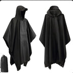 Rain Parka 3-In-1 Waterproof Ripstop Nylon Packable Pouch