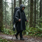 Rain Parka 3-In-1 Waterproof Ripstop Nylon Packable Pouch