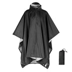 Rain Parka 3-In-1 Waterproof Ripstop Nylon Packable Pouch