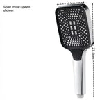 Rain Shower Head High-Pressure 3-Mode Full Coverage
