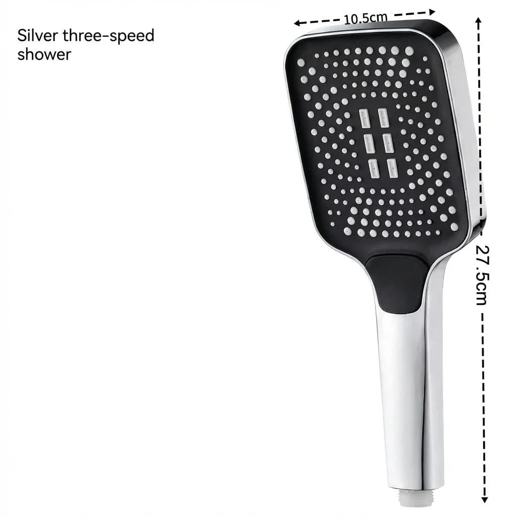 Rain Shower Head High-Pressure 3-Mode Full Coverage