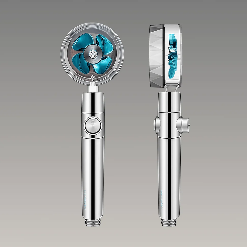 Rain Shower Head Turbo High-Pressure Adjustable Spray Water-Saving