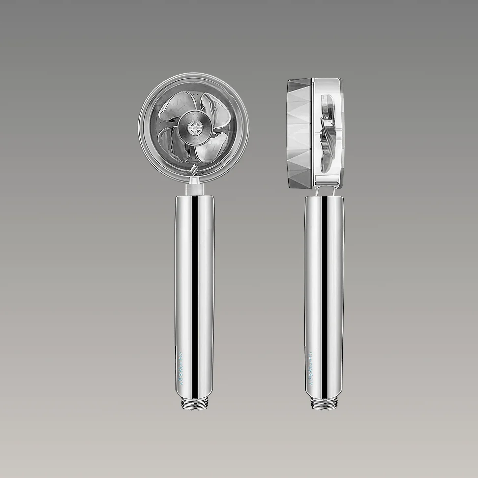 Rain Shower Head Turbo High-Pressure Adjustable Spray Water-Saving