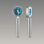 Rain Shower Head Turbo High-Pressure Adjustable Spray Water-Saving