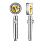 Rain Shower Head Turbo High-Pressure Adjustable Spray Water-Saving