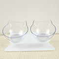 Raised Cat Bowl Ergonomic 15° Slope Whisker-Friendly