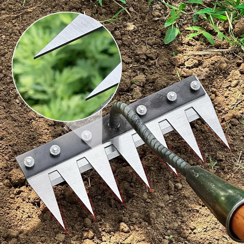 Rake Head Precision Carbon Steel Interchangeable Mount