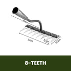 Rake Head Precision Carbon Steel Interchangeable Mount