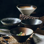 Ramen Bowl Handmade Ceramic 18 cm Dishwasher & Microwave Safe