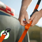 Ratchet Straps Retractable Soft Loops 20 Ft