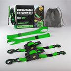 Ratchet Straps Retractable Soft Loops 20 Ft