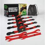 Ratchet Straps Retractable Soft Loops 20 Ft