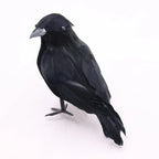 Raven Figurine Lifelike Feathered & Durable