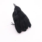 Raven Figurine Lifelike Feathered & Durable