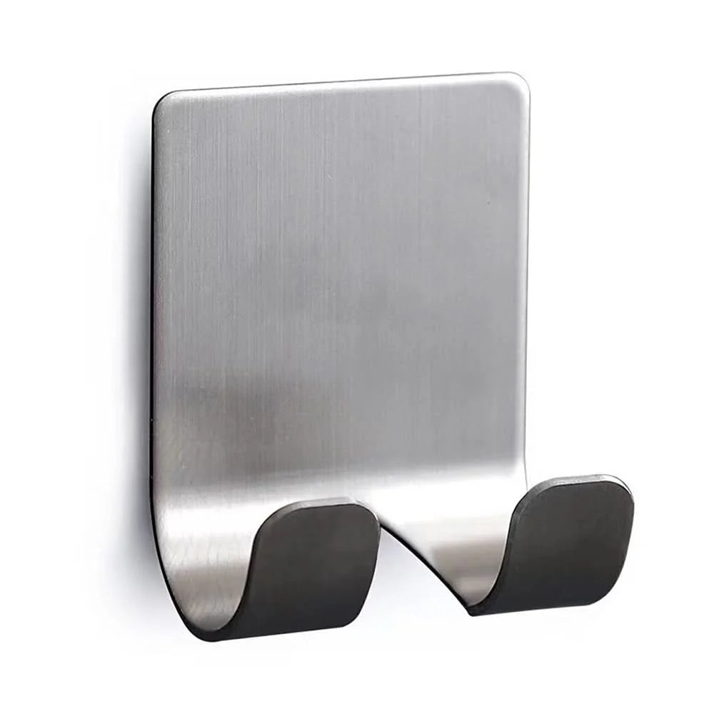 Razor Holder Drill-Free Stainless Steel Double Hook