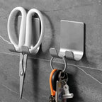 Razor Holder Drill-Free Stainless Steel Double Hook