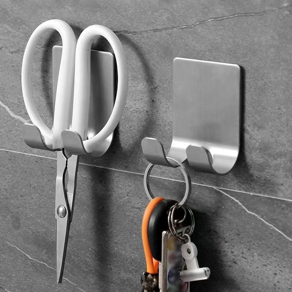 Razor Holder Drill-Free Stainless Steel Double Hook