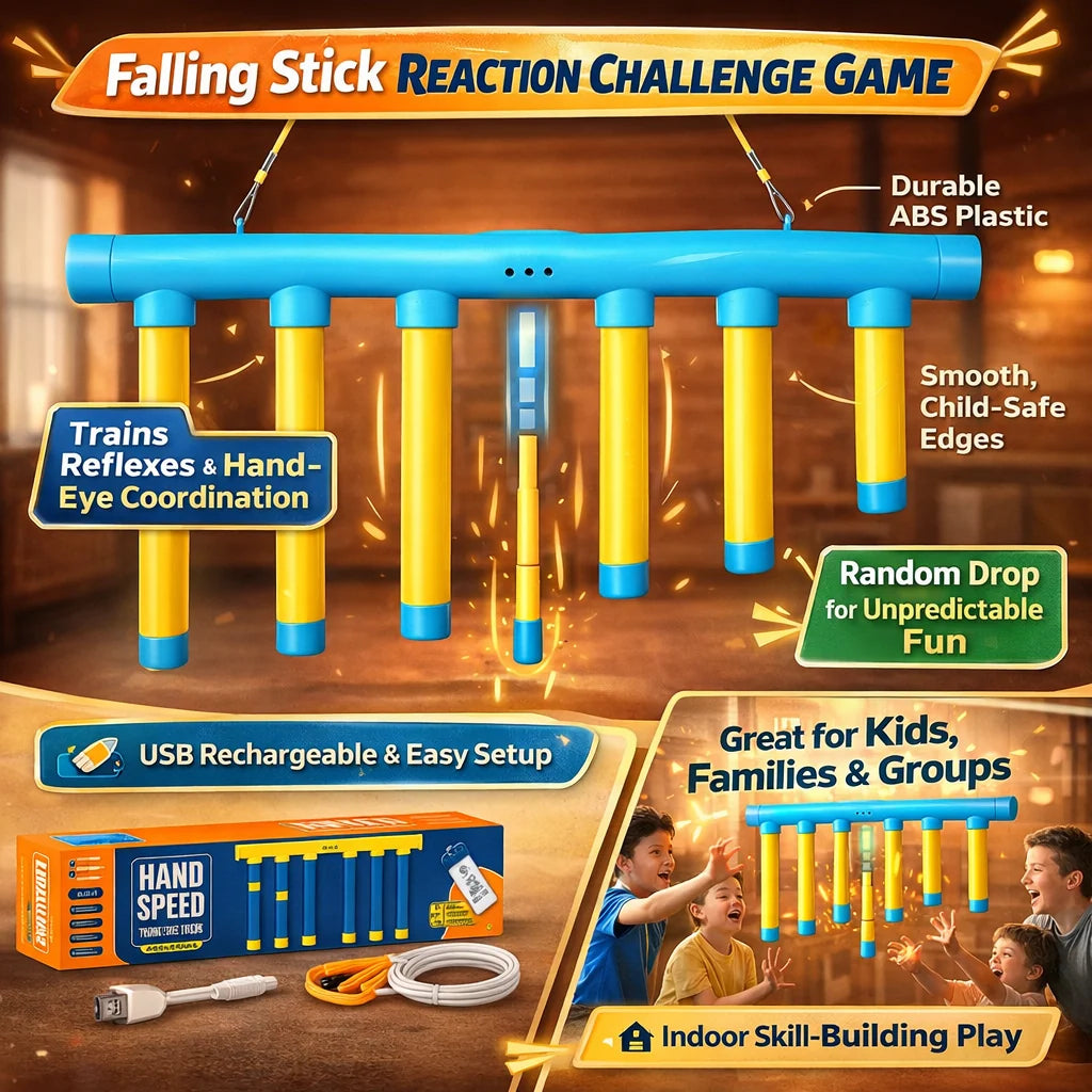Reaction Time Game USB Rechargeable 3 Speed Levels