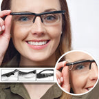 Reading Glasses Adjustable Focus Dial Lightweight Frame
