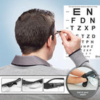 Reading Glasses Adjustable Focus Dial Lightweight Frame