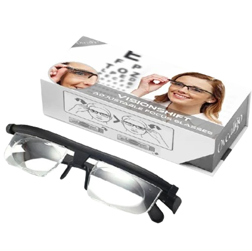Reading Glasses Adjustable Focus Dial Lightweight Frame