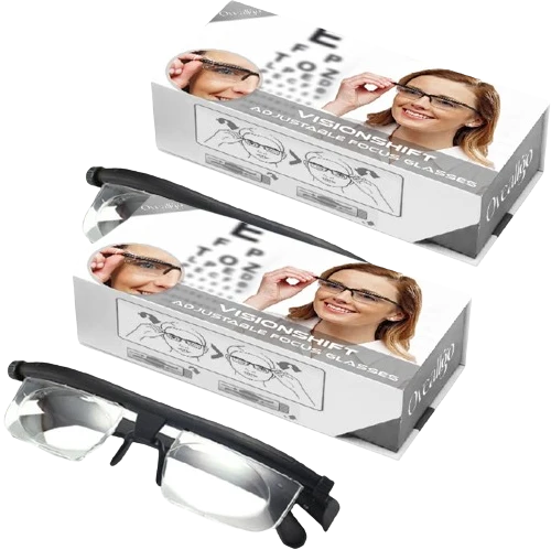 Reading Glasses Adjustable Focus Dial Lightweight Frame