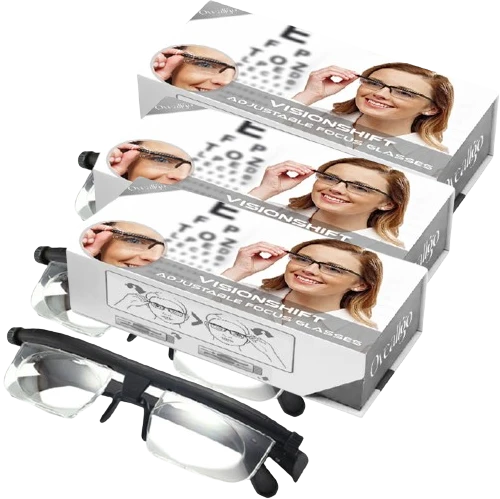 Reading Glasses Adjustable Focus Dial Lightweight Frame